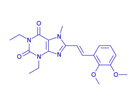 (E)-8-(2,3-Dimethoxystyryl)-1,3-diethyl-7-methylxanthine