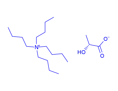 Molecular Structure of 335097-03-5 (TETRA-N-BUTYLAMMONIUM L-LACTATE)