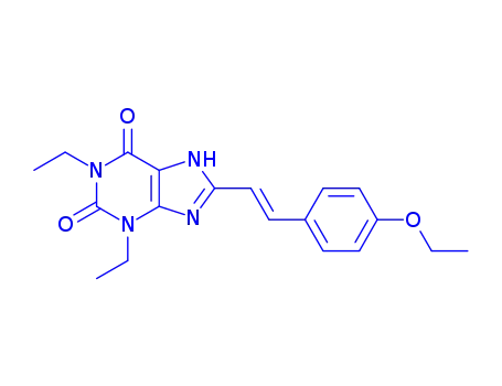 (E)-8-(4-Ethoxystyryl)-1,3-diethylxanthine