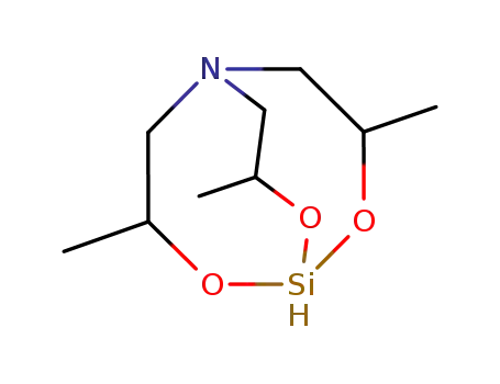 Molecular Structure of 17805-80-0 (3,7,10-TRIMETHYLSILATRANE)