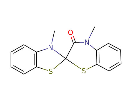 spiro<N-methylbenzothiazoline>-2,2'-<2',3'-dihydro-4'-methyl-3'-oxo-4'H-benzo-1',4'-thiazine>