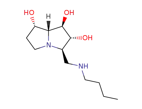 1H-Pyrrolizine-1,2,7-triol, 3-(butylamino)methylhexahydro-, 1R-(1.alpha.,2.beta.,3.alpha.,7.beta.,7a.alpha.)-