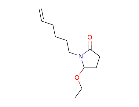2-PYRROLIDIN-1-YLNE,5-ETHOXY-1-(5-HEXENYL)-