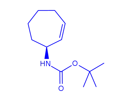 Molecular Structure of 156731-35-0 (Carbamic acid, 2-cyclohepten-1-yl-, 1,1-dimethylethyl ester (9CI))