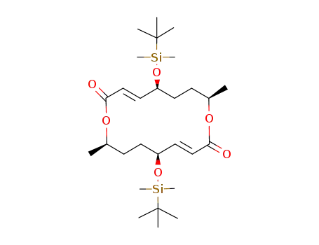 (3E,11E)-(5S,8R,13S,16R)-5,13-Bis-(tert-butyl-dimethyl-silanyloxy)-8,16-dimethyl-1,9-dioxa-cyclohexadeca-3,11-diene-2,10-dione