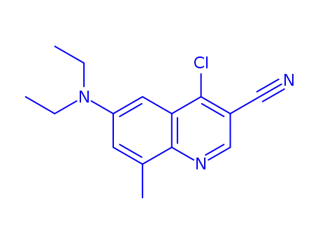 4-chloro-6-(diethylamino)-8-methylquinoline-3-carbonitrile