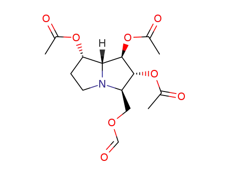 1H-Pyrrolizine-1,2,7-triol, 3-(formyloxy)methylhexahydro-, triacetate (ester), 1R-(1.alpha.,2.beta.,3.alpha.,7.beta.,7a.alpha.)-