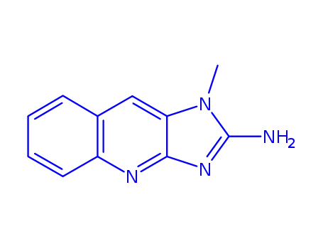 Molecular Structure of 156215-58-6 (2-Amino-1-methylimidazo[4,5-b]quinoline)