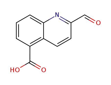 5-Quinolinecarboxylicacid,2-formyl-(9CI)