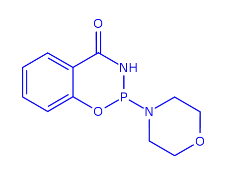 Molecular Structure of 156454-75-0 (2-morpholin-4-yl-2,3-dihydro-4H-1,3,2-benzoxazaphosphinin-4-one)