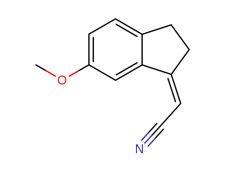 (2Z)-2-(2,3-Dihydro-6-methoxy-1H-inden-1-ylidene)acetonitrile