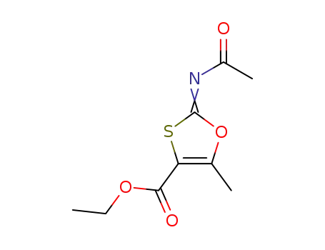 ethyl N-acetyl-5-methyl-1,3-oxathiol-2-imine-4-carboxylate