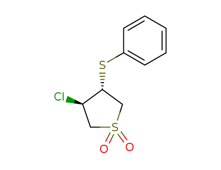 3-CHLORO-4-(PHENYLTHIO)TETRAHYDRO-1H-1LAMBDA6-THIOPHENE-1,1-DIONE