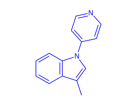 Molecular Structure of 155346-20-6 (3-methyl-N-(4-pyridyl)indole)