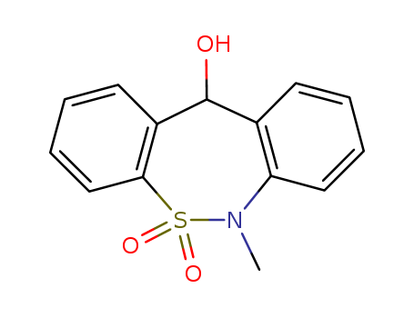 6,11-Dihydro-6-methyl-dibenzo[c,f][1,2]thiazepin-11-ol 5,5-Dioxide