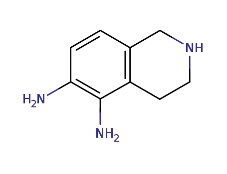 Molecular Structure of 156694-28-9 (5,6-Isoquinolinediamine,  1,2,3,4-tetrahydro-)