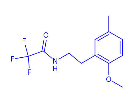Molecular Structure of 156482-85-8 (Acetamide,2,2,2-trifluoro-N-[2-(2-methoxy-5-methylphenyl)ethyl]-)