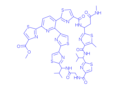 4-Thiazolecarboxylicacid,2-[(11S,18S,28S)-10,11,17,18,23,24,25,26,27,28-decahydro-14-methyl-11-[2-(methylamino)-2-oxoethyl]-18,28-bis(1-methylethyl)-9,16,23,26-tetraoxo-9H,16H-8,5:15,12:22,19:32,29:36