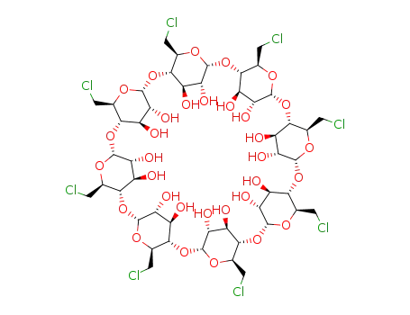 Molecular Structure of 173094-60-5 (octakis(6-chloro-6-deoxy)-γ-cyclodextrin)