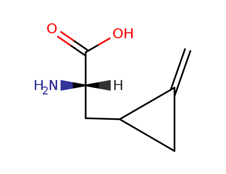 Cyclopropanepropanoicacid, a-amino-2-methylene-, (aS,1R)- cas  156-56-9