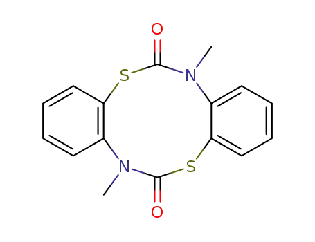 7,14-dimethyl-7<i>H</i>,14<i>H</i>-dibenzo[<i>d</i>,<i>i</i>][1,6,3,8]dithiadiazecine-6,13-dione