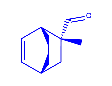 Molecular Structure of 155156-94-8 (Bicyclo[2.2.2]oct-5-ene-2-carboxaldehyde, 2-methyl-, [1R-(1alpha,2beta,4alpha)]- (9CI))
