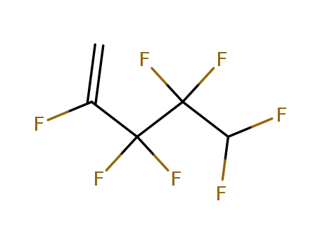 Molecular Structure of 1547-26-8 (2,3,3,4,4,5,5-Heptafluoro-1-pentene)