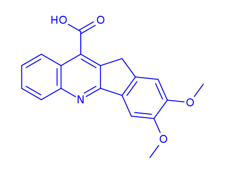 2,3-Dimethoxy-11H-indeno[1,2-b]quinoline-10-carboxylic acid