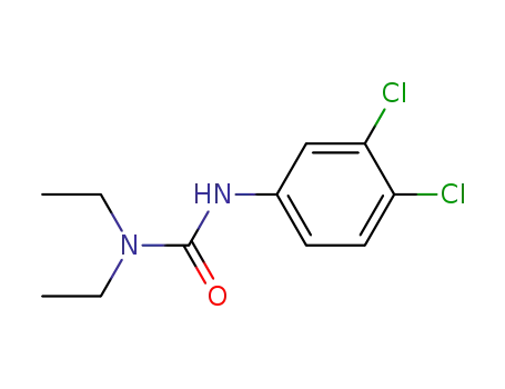 Molecular Structure of 15545-50-3 (N'-(3,4-Dichlorophenyl)-N,N-diethylurea)
