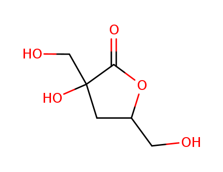 Pentonic acid,3-deoxy-2-C-(hydroxymethyl)-, g-lactone (8CI,9CI) cas  17768-71-7