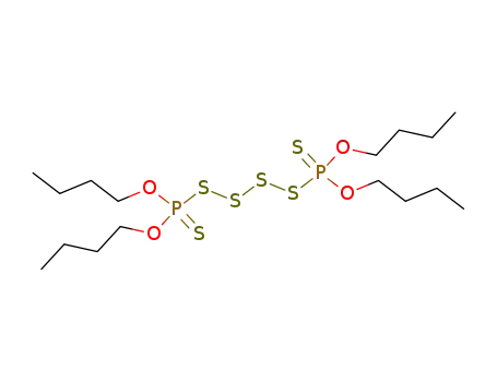 Molecular Structure of 42169-95-9 (bis(dibutoxyphosphinothioyl) tetrasulphide)