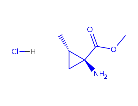 시클로프로판카르복실산, 1-아미노-2-메틸-, 메틸 에스테르, 염산염, 트랜스-(9CI)
