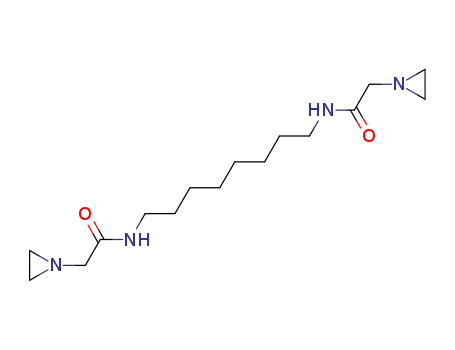 Molecular Structure of 1553-36-2 (N,N'-Bis(aziridineacetyl)-1,8-octamethylenediamine)