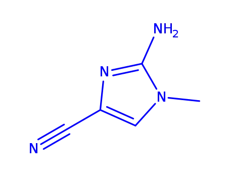 1H-Imidazole-4-carbonitrile,2-amino-1-methyl-(9CI)