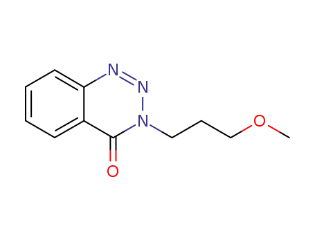 Molecular Structure of 15561-78-1 (3-(3-methoxypropyl)-1,2,3-benzotriazin-4(3H)-one)