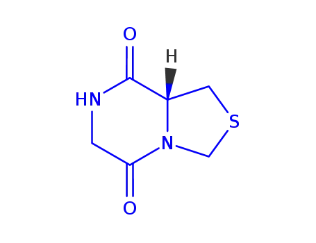 Molecular Structure of 155346-67-1 (tetrahydro[1,3]thiazolo[3,4-a]pyrazine-5,8-dione)