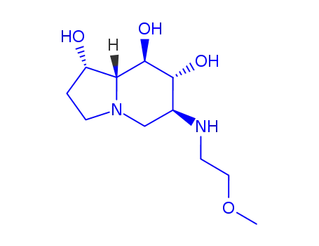 1,7,8-Indolizinetriol, octahydro-6-(2-methoxyethyl)amino-, 1S-(1.alpha.,6.beta.,7.alpha.,8.beta.,8a.beta.)-