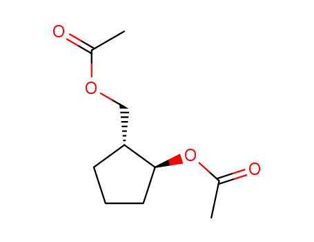 Cyclopentanemethanol, 2-(acetyloxy), acetate, cis- (9CI)