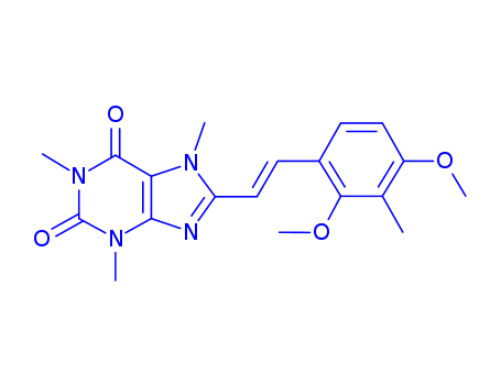(E)-8-(2,4-DIMETHOXY-3-METHYLSTYRYL)CAFFEINECAS