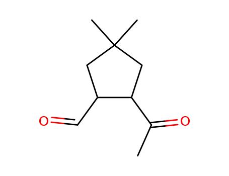 시클로펜탄카르복스알데히드, 2-아세틸-4,4-디메틸-, 시스-(9CI)