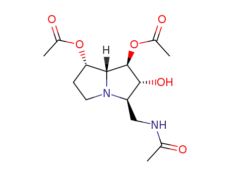 Acetamide, N-1,7-bis(acetyloxy)hexahydro-2-hydroxy-1H-pyrrolizin-3-ylmethyl-, 1R-(1.alpha.,2.beta.,3.alpha.,7.beta.,7a.alpha.)-
