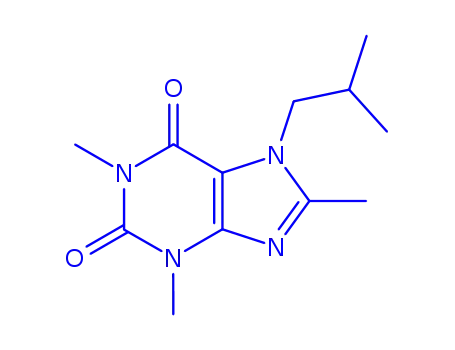 1H-purine-2,6-dione, 3,7-dihydro-1,3,8-trimethyl-7-(2-methylpropyl)-