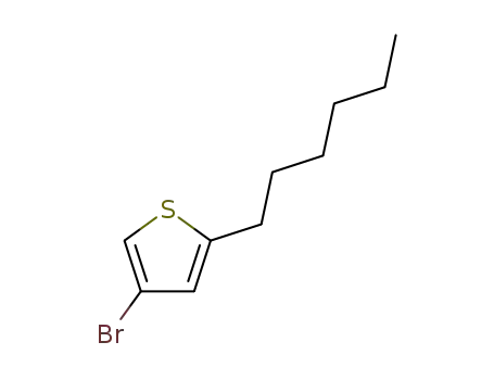 Molecular Structure of 155954-63-5 (4-Bromo-2-hexylthiophene)