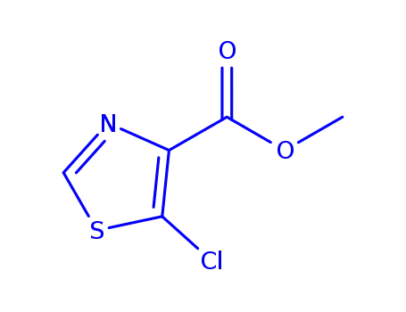 Molecular Structure of 1784463-68-8 (methyl 5-chlorothiazole-4-carboxylate)