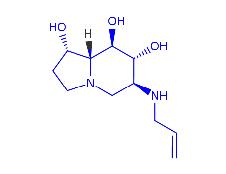 1,7,8-Indolizinetriol, octahydro-6-(2-propenylamino)-, 1S-(1.alpha.,6.beta.,7.alpha.,8.beta.,8a.beta.)-