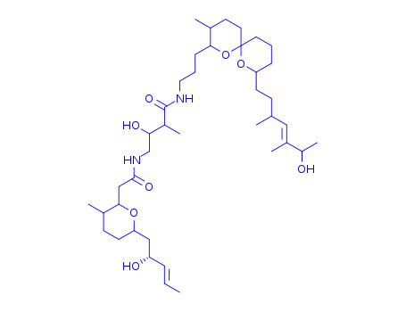 3-hydroxy-N-[3-[8-[(E)-6-hydroxy-3,5-dimethylhept-4-enyl]-3-methyl-1,7-dioxaspiro[5.5]undecan-2-yl]propyl]-4-[[2-[6-[(E)-2-hydroxypent-3-enyl]-4-methyloxan-2-yl]acetyl]amino]-2-methylbutanamide