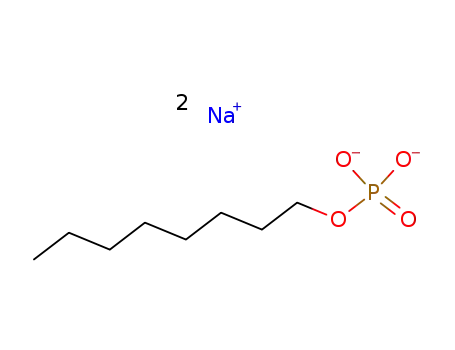 Molecular Structure of 17026-84-5 (Phosphoric acid,monooctylester sodium salt)