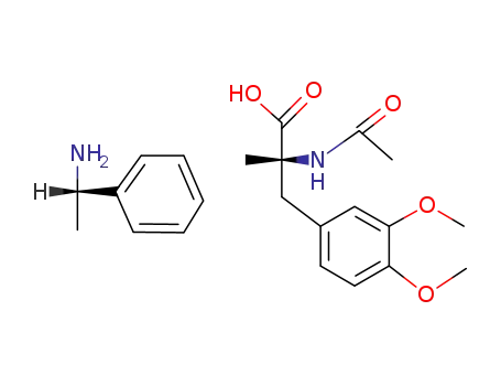 N- 아세틸 D-α- 메틸 DOPA 디메틸 에테르 (+)-α- 메틸 벤질 아민 염