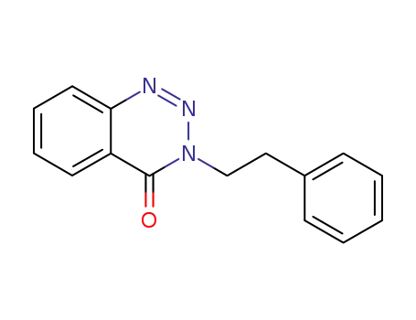 Molecular Structure of 15561-76-9 (1,2,3-Benzotriazin-4(3H)-one,3-(2-phenylethyl)-)