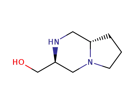 Pyrrolo[1,2-a]pyrazine-3-methanol, octahydro-, (3S-cis)- (9CI)
